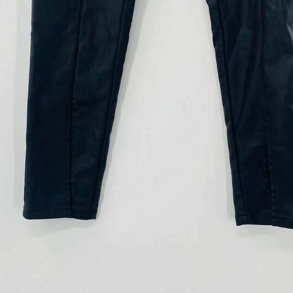 Princess Polly Faux Leather-Ryan Pants Black Size 6 Cigarette Leg Vegan Leather - Picture 8 of 9